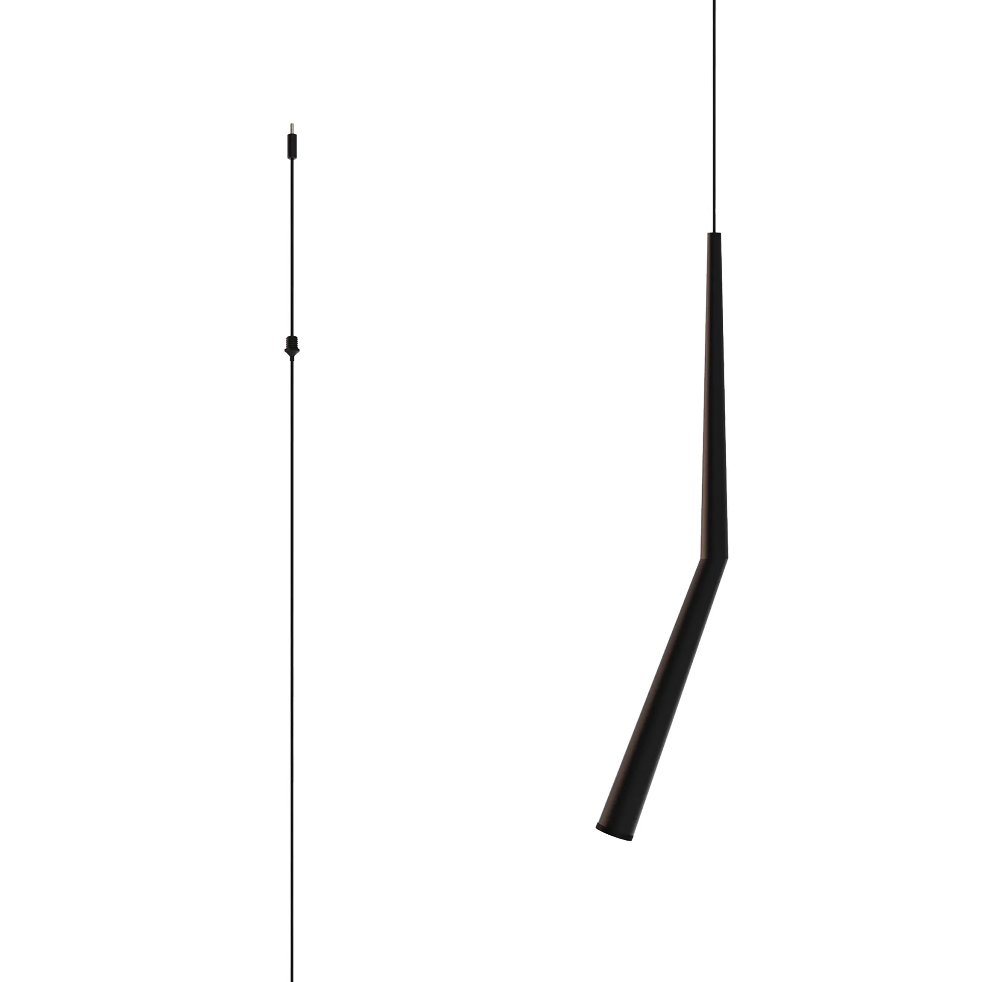 Modular Boomerang Black Ceiling Lights Mantra Single Pendant Module
